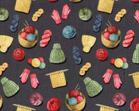 Knit n' Purl-Accessories Charc oal