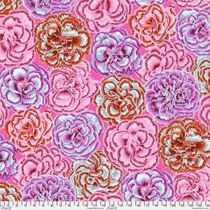 August 2025 - Picotee Carnations - Pink - Kaffe Fassett