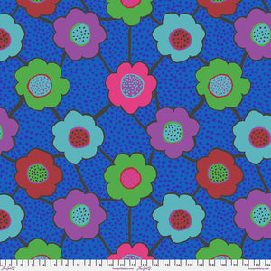 August 2025 - Floral Connections - Blue - Kaffe Fassett