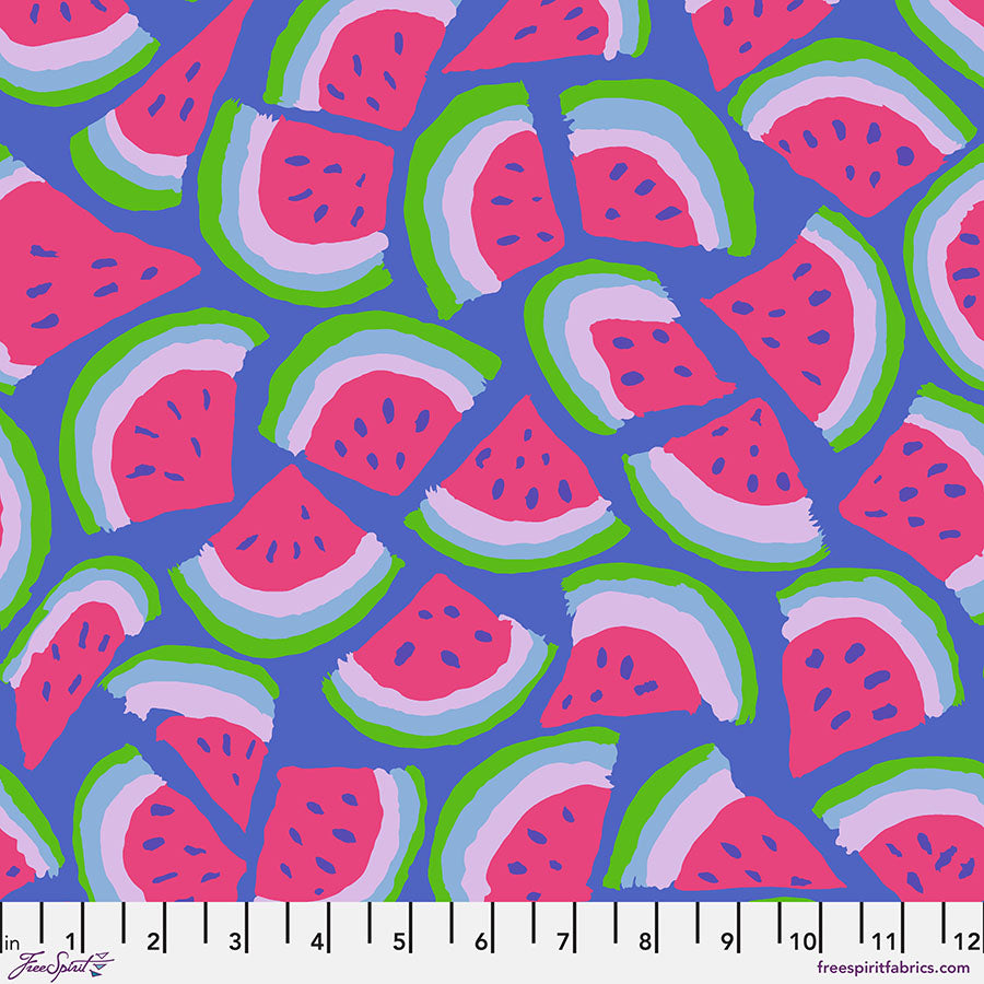 August 2025 - Slice - Blue - Kaffe Fassett