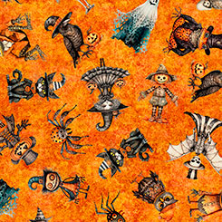 Jeepers Creepers Halloween Character Toss Orange