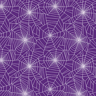 Ghostly Soiree - Ghostly Cobwebs - Purple - Nicole Decamp