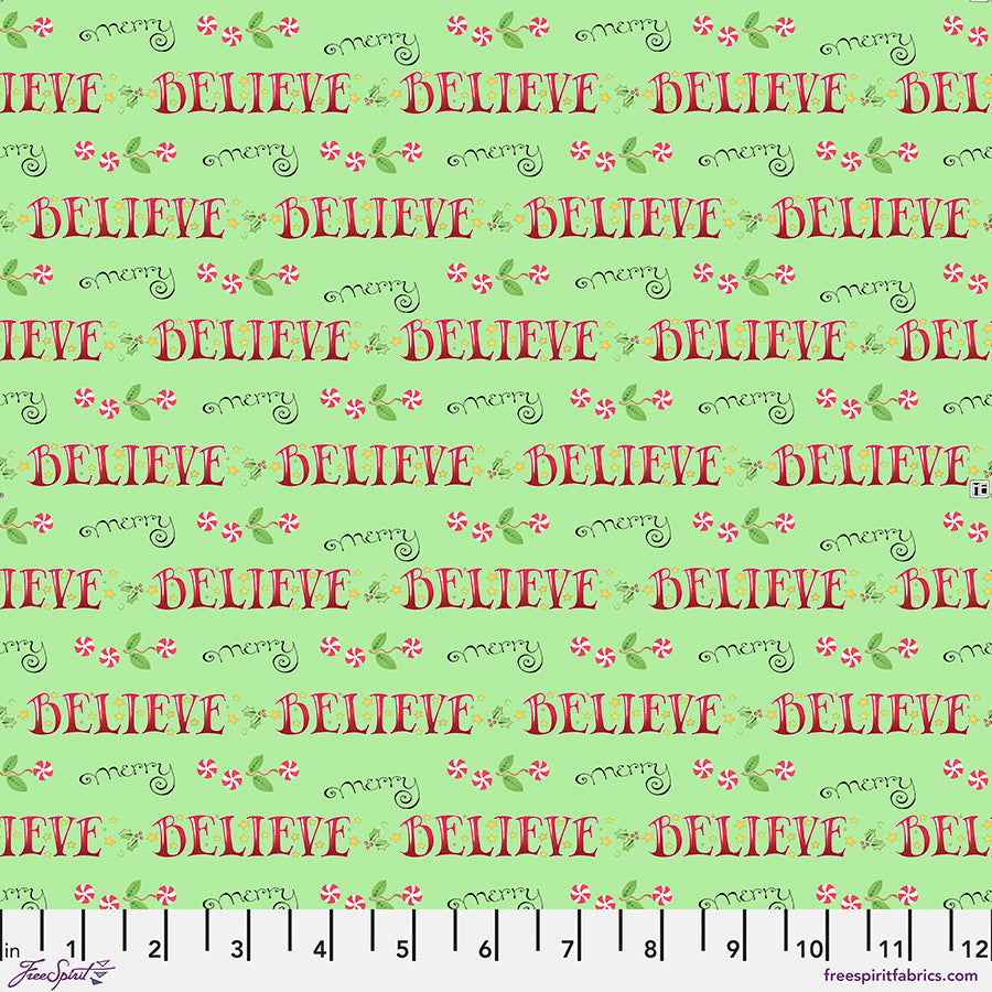 So Much Joy! - Believe and Merry - Lime - Mary Engelbreit