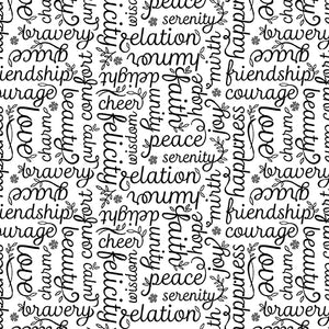 Botanica Script White - By Amanda Murphy
