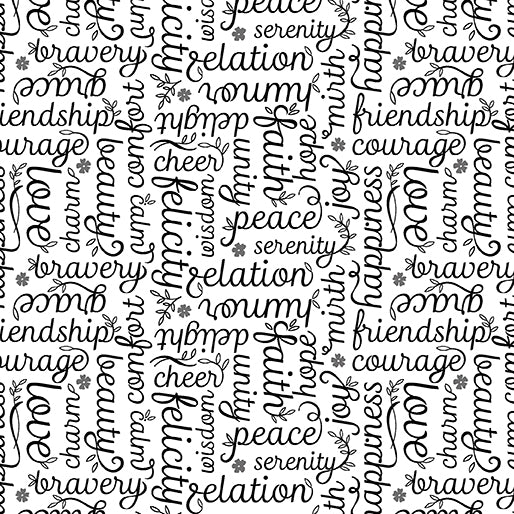 Botanica Script White - By Amanda Murphy