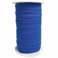 1/4" soft elastic-blue