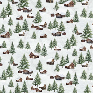 Winter Wonderland Winter Cabin Scenic