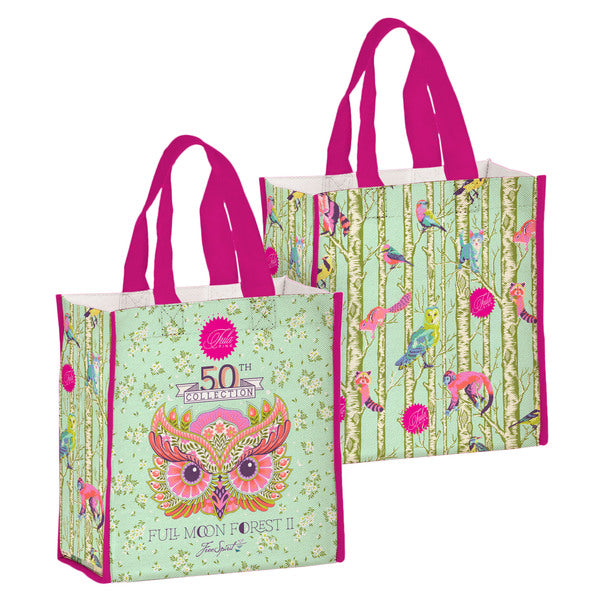 Full Moon Forest 2 Reusable Tote Bag