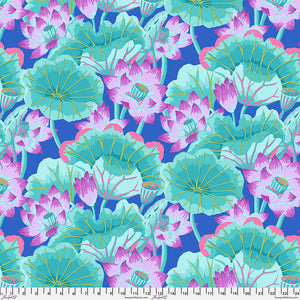 August 2025 - Lake Blossoms - Turquoise - Kaffe Fassett