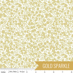 Festive Collection - Wiltshire Shadow - Gold - Liberty Fabrics
