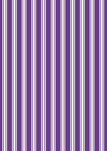 Witchy Woods Terrifying Ticking Stripe On Spooky Purple (glow in the dark)