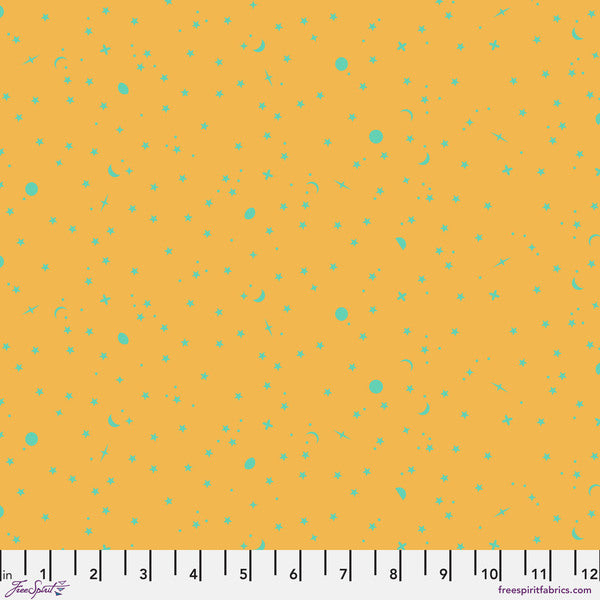 Tula Pink True Colors Space Sprinkles - Papaya
