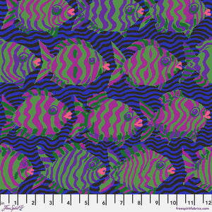 August 2025 - Minnows - Blue - Kaffe Fassett
