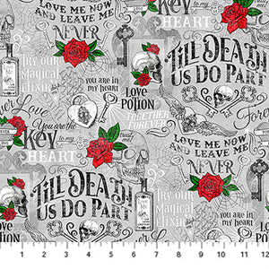Till Death Us Do Part Lt Gray Multi