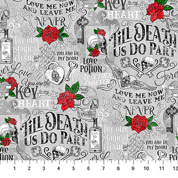 Till Death Us Do Part Lt Gray Multi