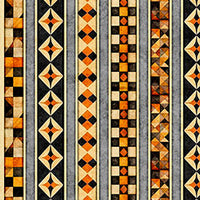 Jeepers Creepers Halloween Geo Stripe Multi