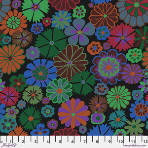 August 2024 - Folk Flower - Dark - Kaffe Fassett