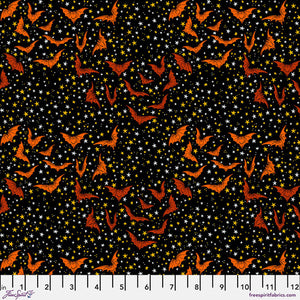Costumes & Cobwebs Ditsy Bats Black