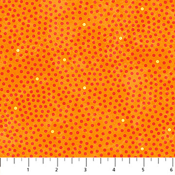 Hugs&Kisses Flannel Orange