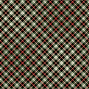 Highland Heart - Plaid - Black Multi