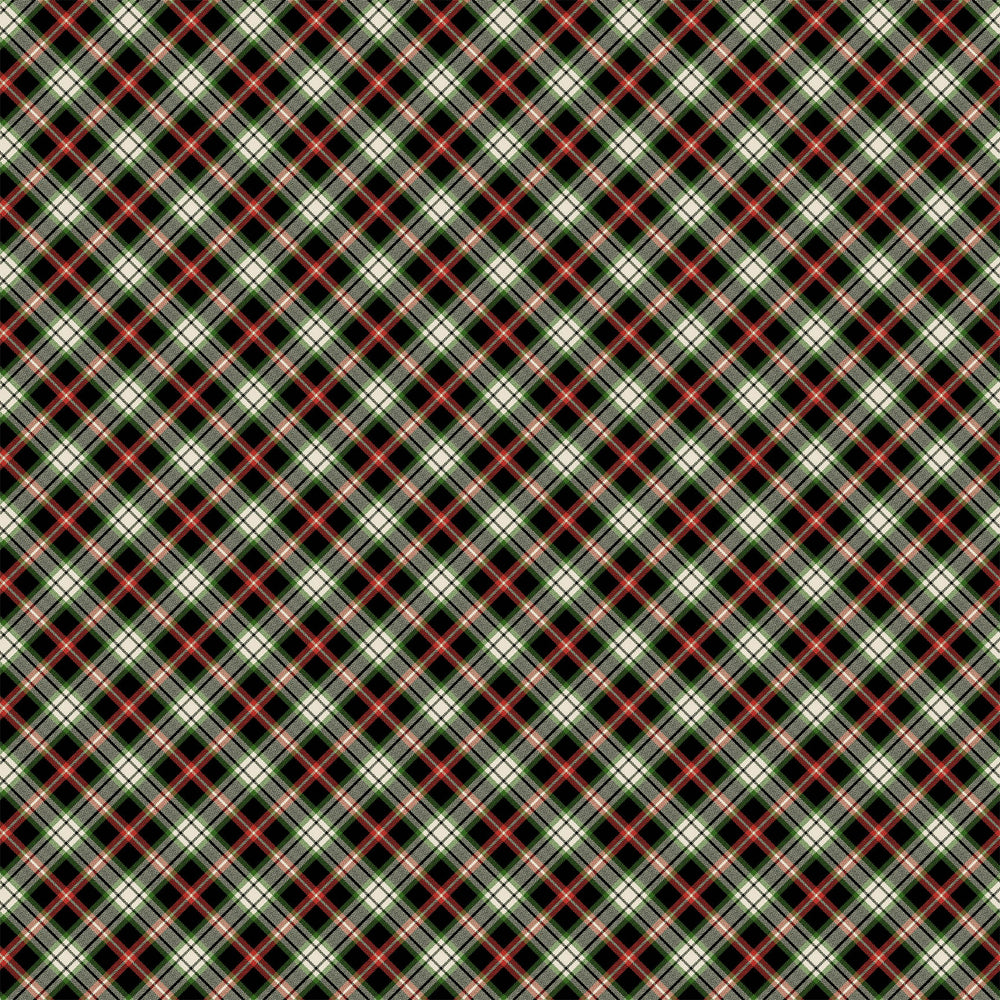 Highland Heart - Plaid - Black Multi