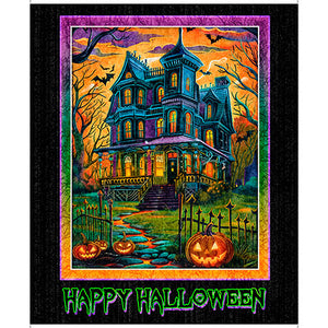 Happy Haunting Haunted Mansion Panel Multi