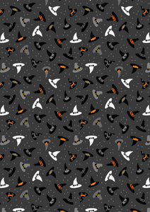 Witchy Woods Witches Hats On Dark Grey (glow in the dark)