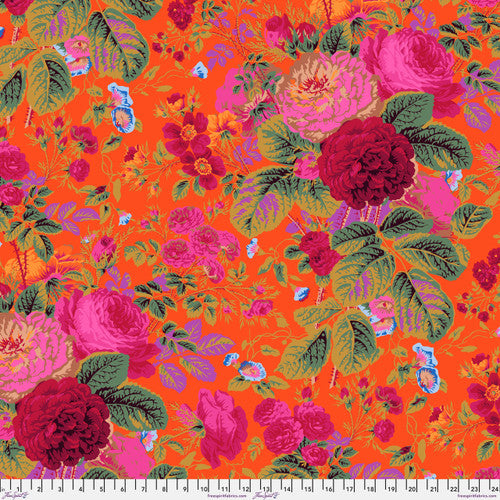 Kaffe Fassett Gradi Floral - Tomato