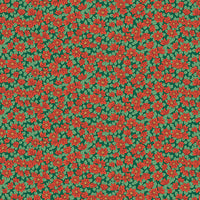 Festive Greetings - Peaceful Poinsettias A - Liberty Fabrics
