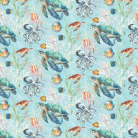 Under Sea World Lt Turq/multi
