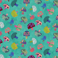 Modern Mushroom Mini Mod Mushroom Dark Turquoise