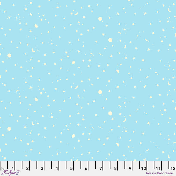 Tula Pink True Colors Space Sprinkles - Waterfall