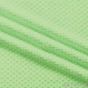 Minky Dots Lime