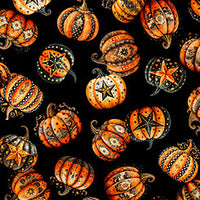 Jeepers Creepers Decorative Pumpkin Toss Black