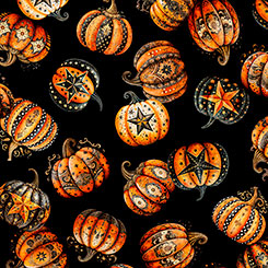 Jeepers Creepers Decorative Pumpkin Toss Black