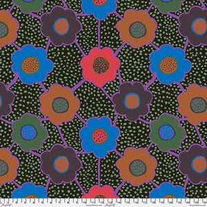 August 2025 - Floral Connections - Dark - Kaffe Fassett