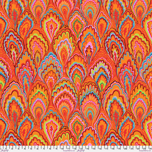 Kaffe Fassett Marble Scallops - Red