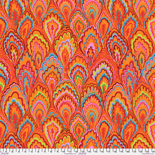 Kaffe Fassett Marble Scallops - Red