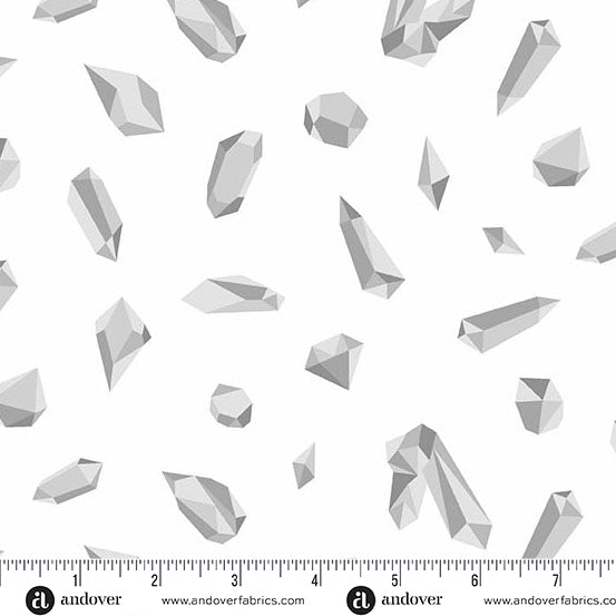 Still Crystals White By Libs Elliott