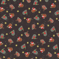 Meowy Christmas Jolly Mice Black
