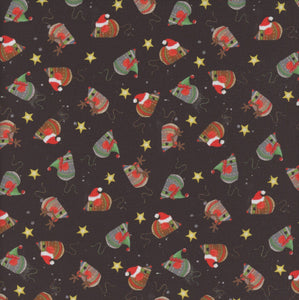 Meowy Christmas Jolly Mice Black