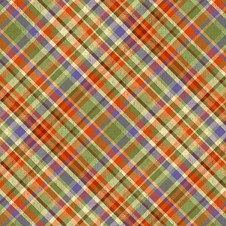 Cornucopia Harvest Diagonal Plaid Multi