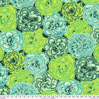 August 2025 - Picotee Carnations - Green - Kaffe Fassett