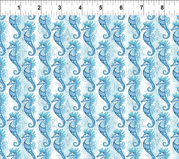 Wonders of the Ocean - Seahorses - Blue - Jason Yenter