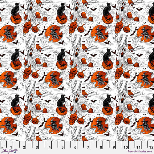 Costumes & Cobwebs SM Haunted Toile White