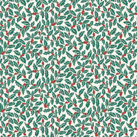 Festive Greetings - Swirling Holly - Liberty Fabrics
