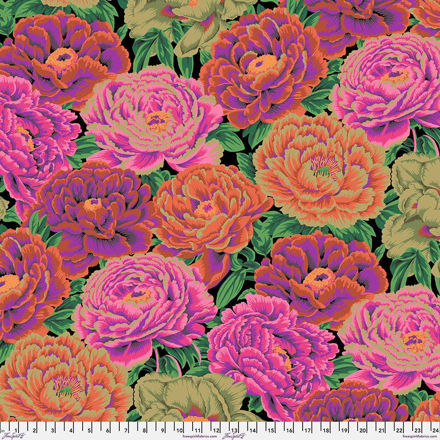 August 2025 - Tibetan Peony - Red - Kaffe Fassett