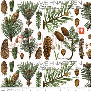 Classic Christmas - Botanical Pines - White
