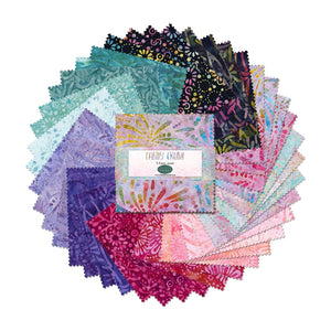 Candy Crush Batiks 5 Karat Crystals Charm Squares