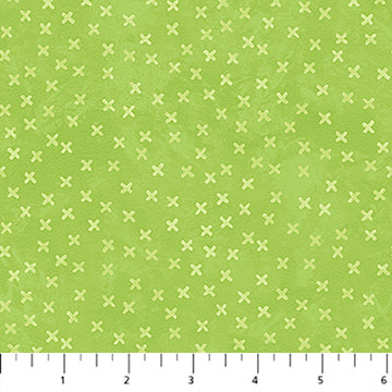 Hugs&Kisses Flannel Lime